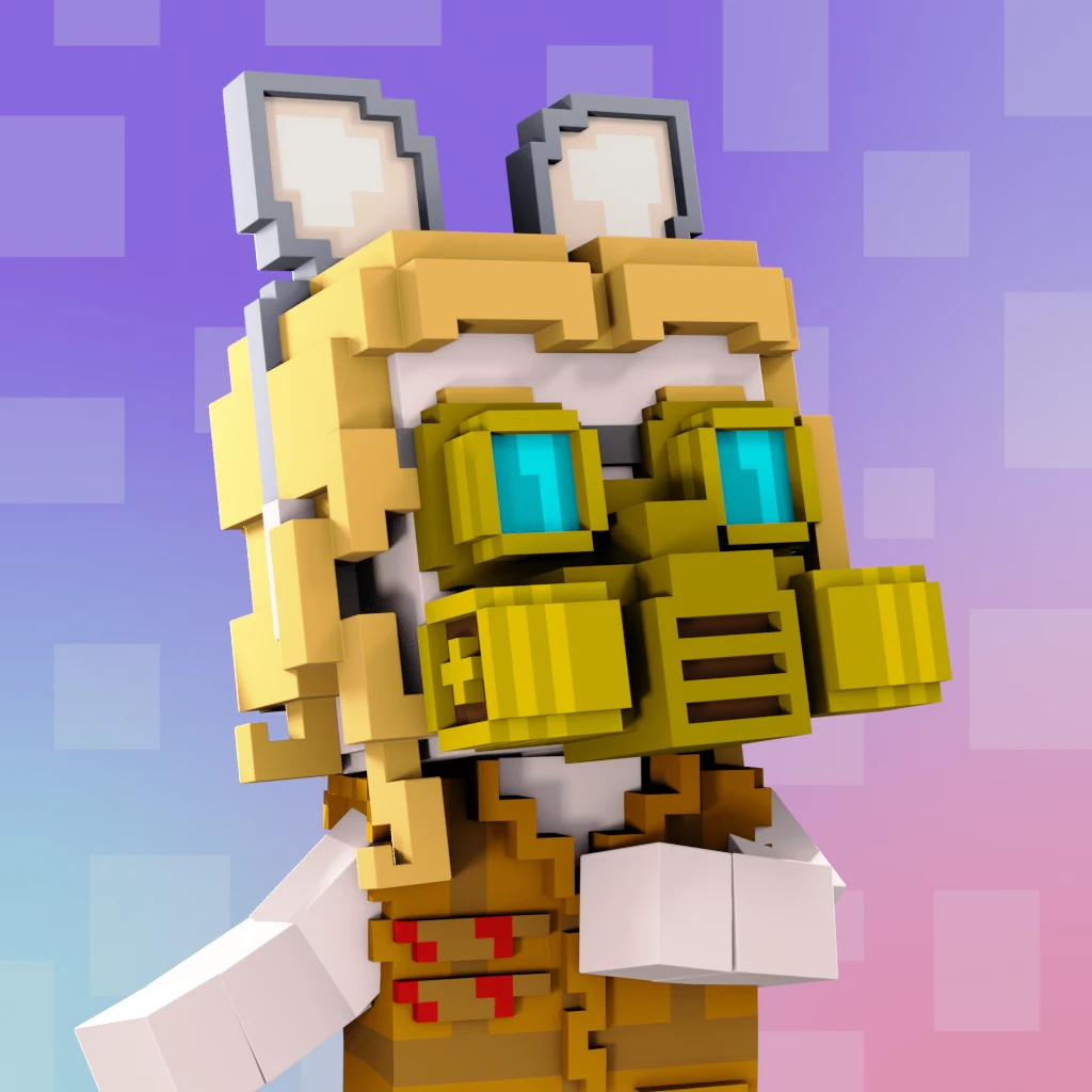Pirate #931 voxel render