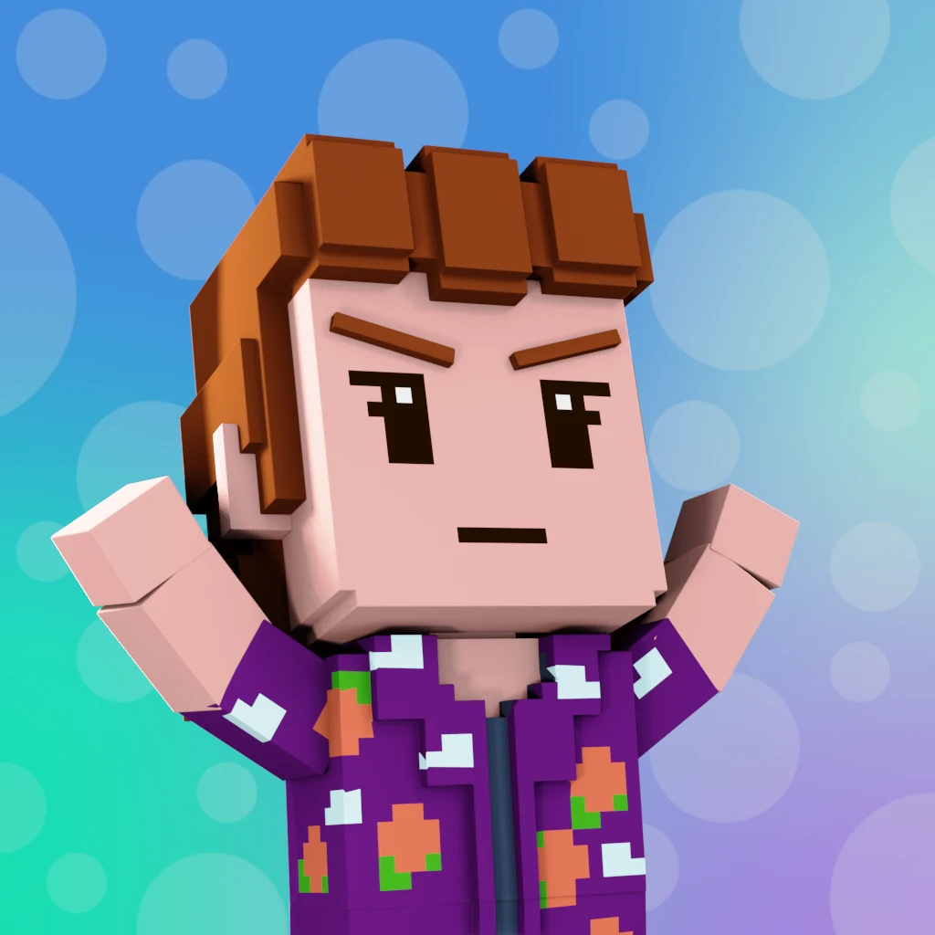 Pirate #9310 voxel render
