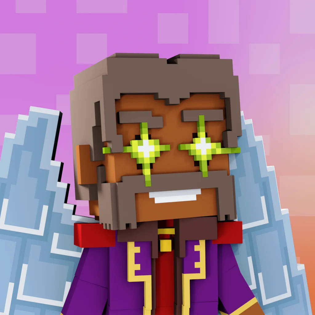Pirate #9317 voxel render
