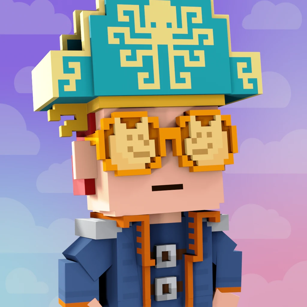 Pirate #9318 voxel render