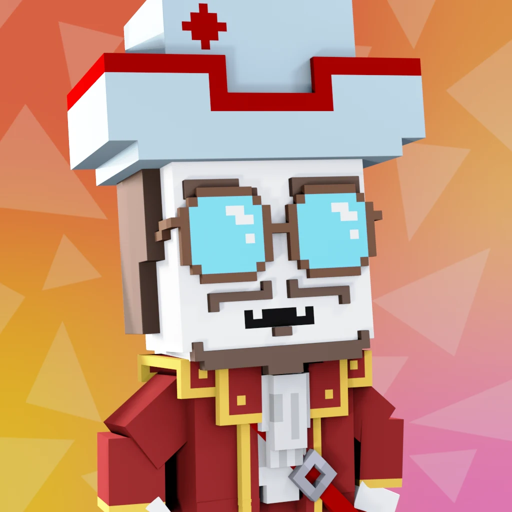 Pirate #932 voxel render