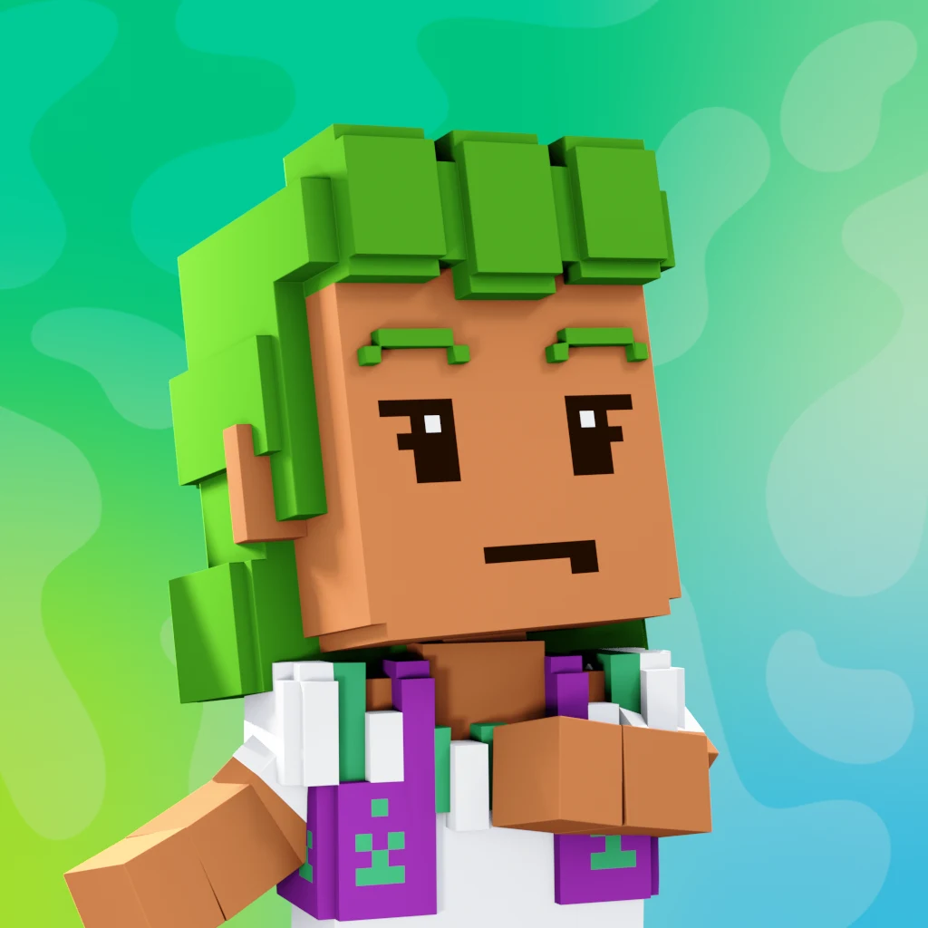 Pirate #9320 voxel render