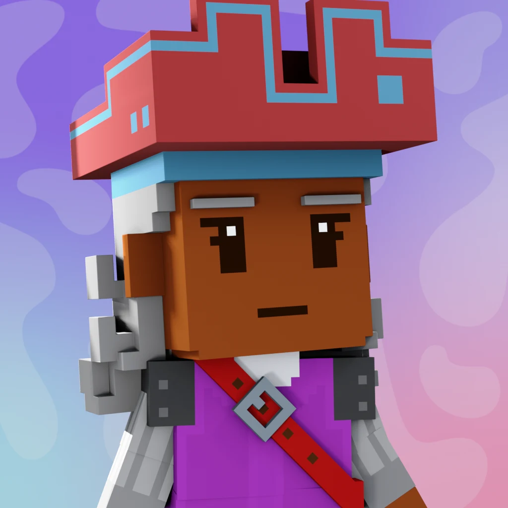 Pirate #9321 voxel render