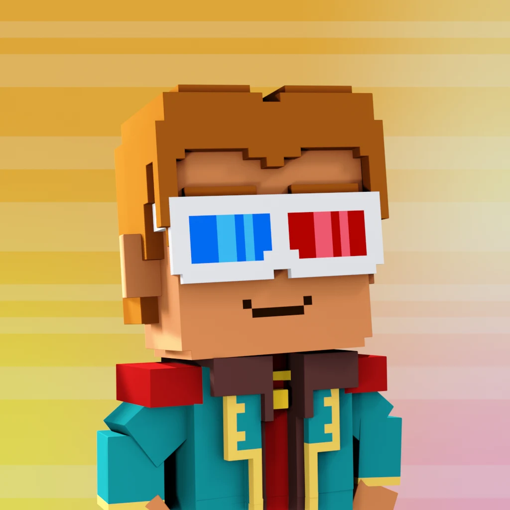 Pirate #9322 voxel render