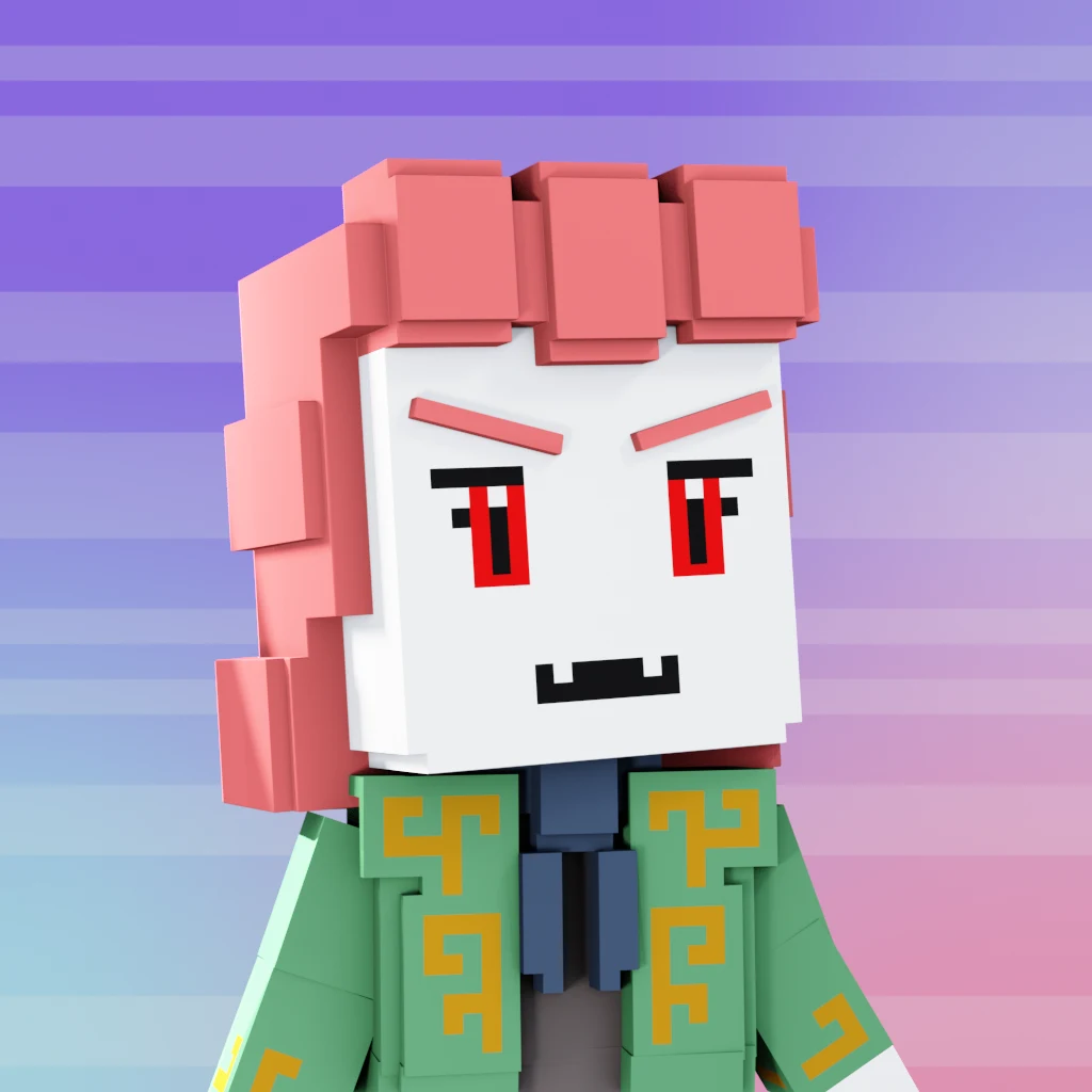 Pirate #9323 voxel render