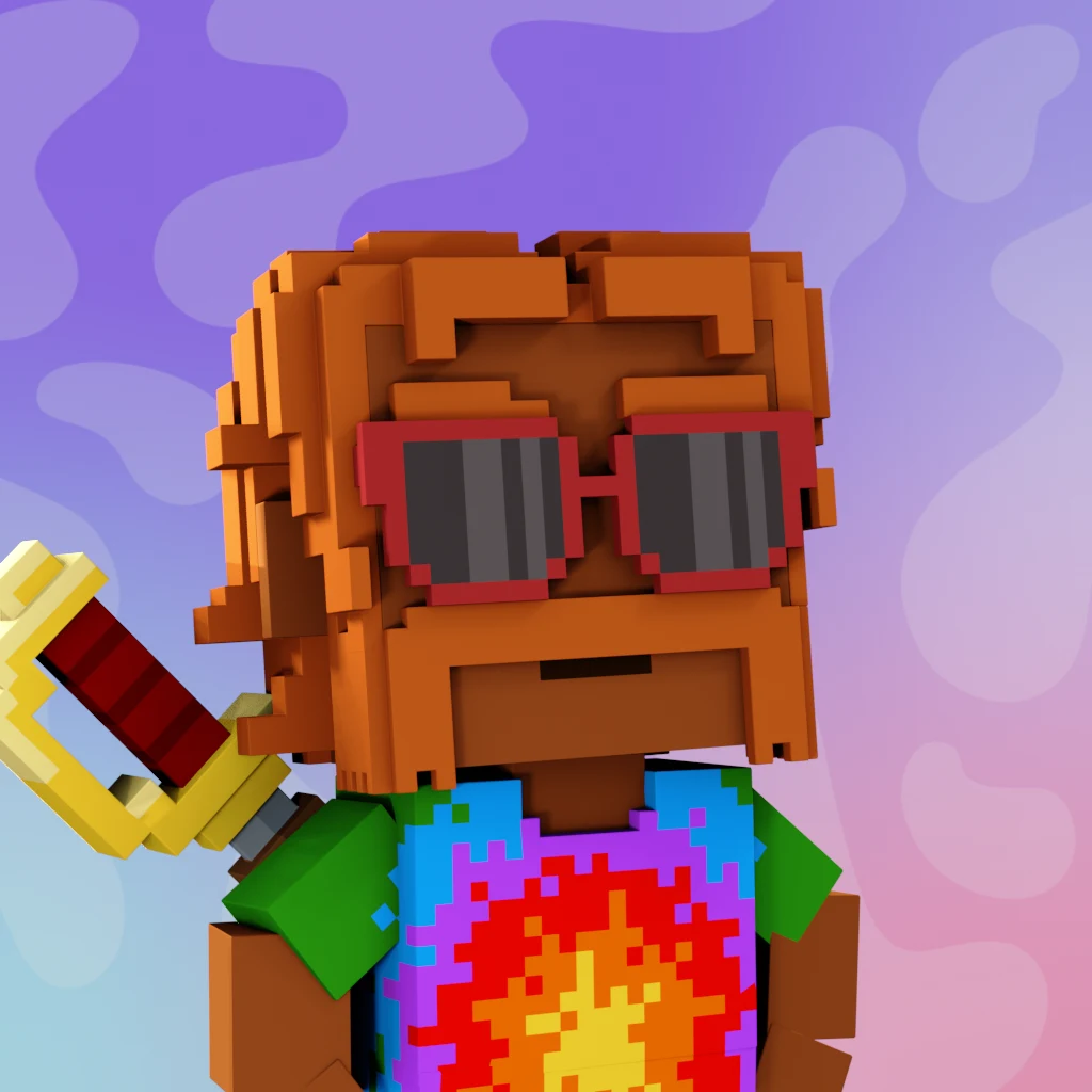 Pirate #9324 voxel render
