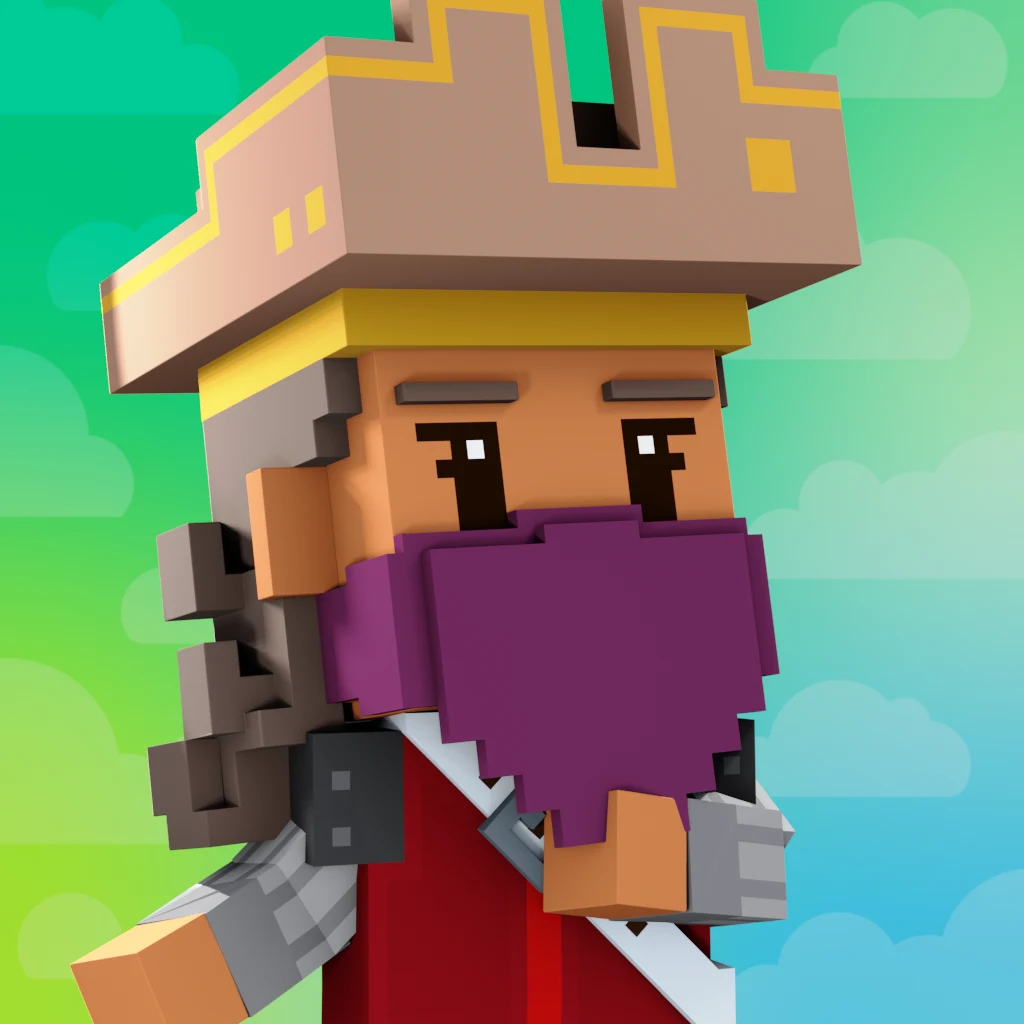 Pirate #9328 voxel render