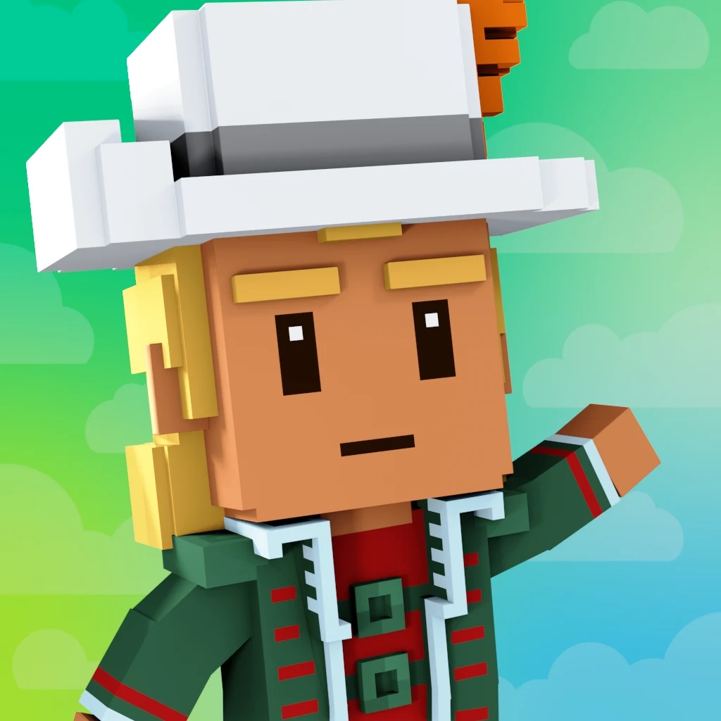 Pirate #933 voxel render