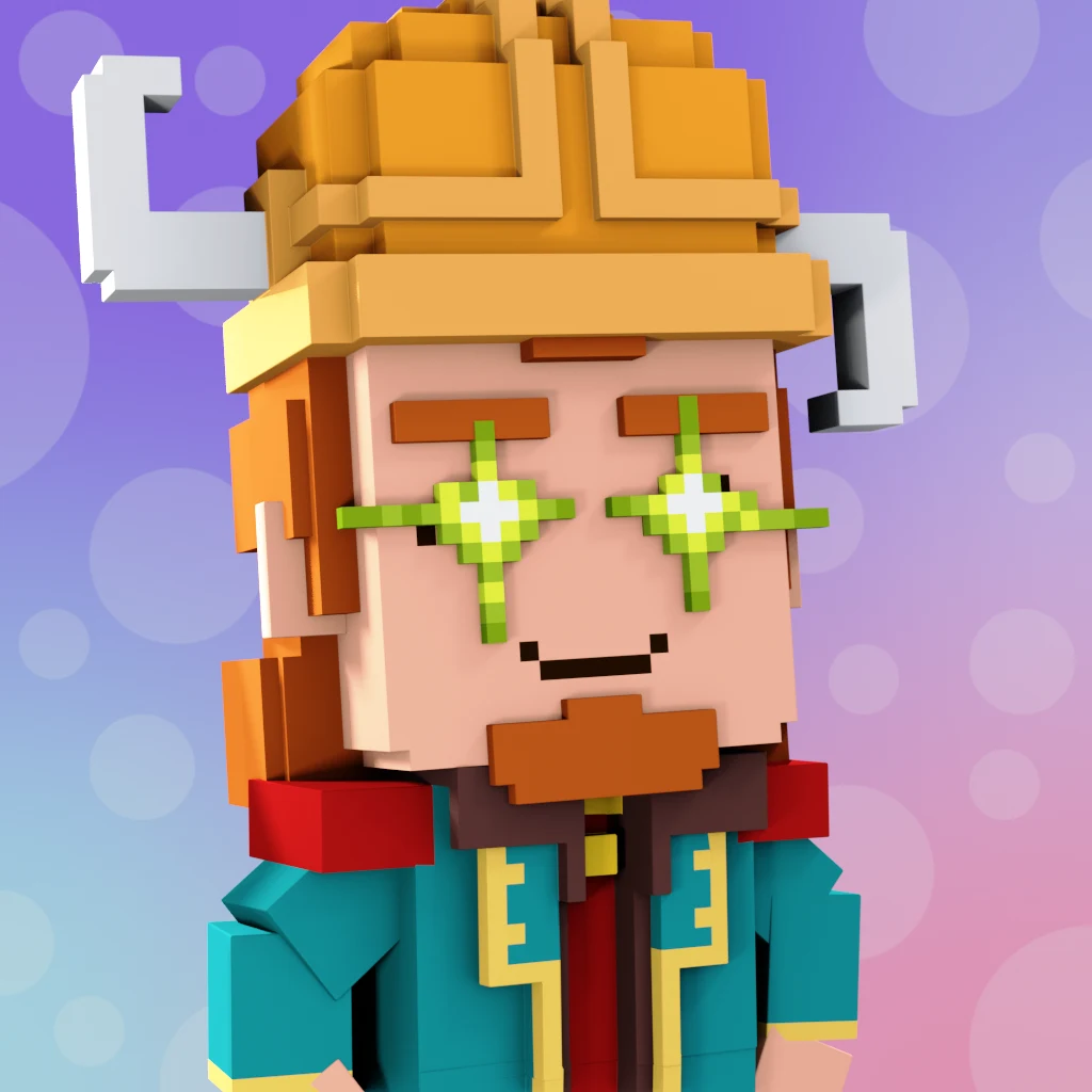 Pirate #9331 voxel render