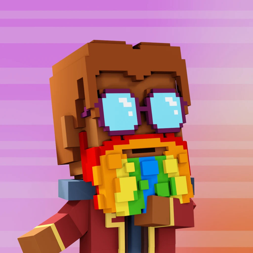 Pirate #9332 voxel render