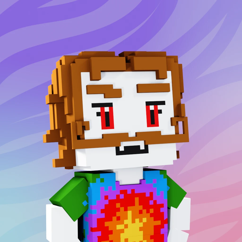 Pirate #9336 voxel render