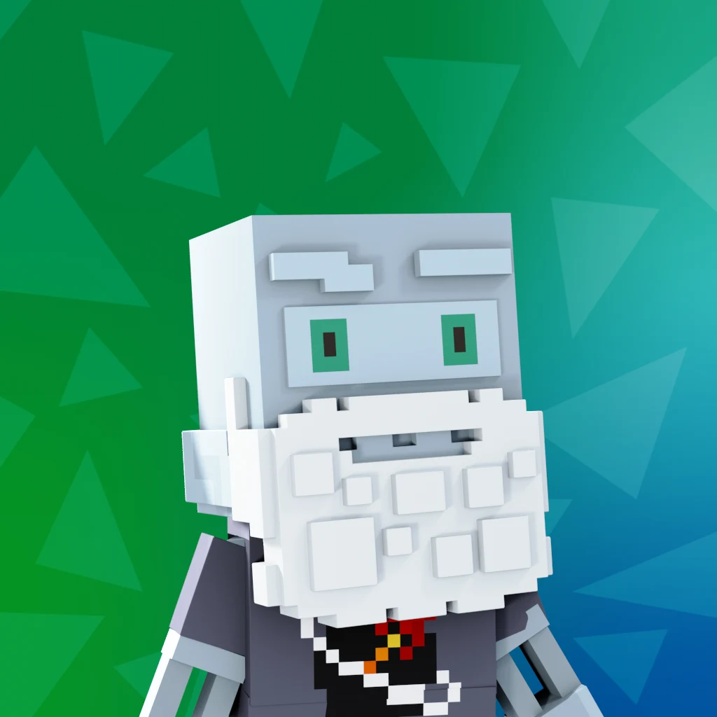 Pirate #9338 voxel render