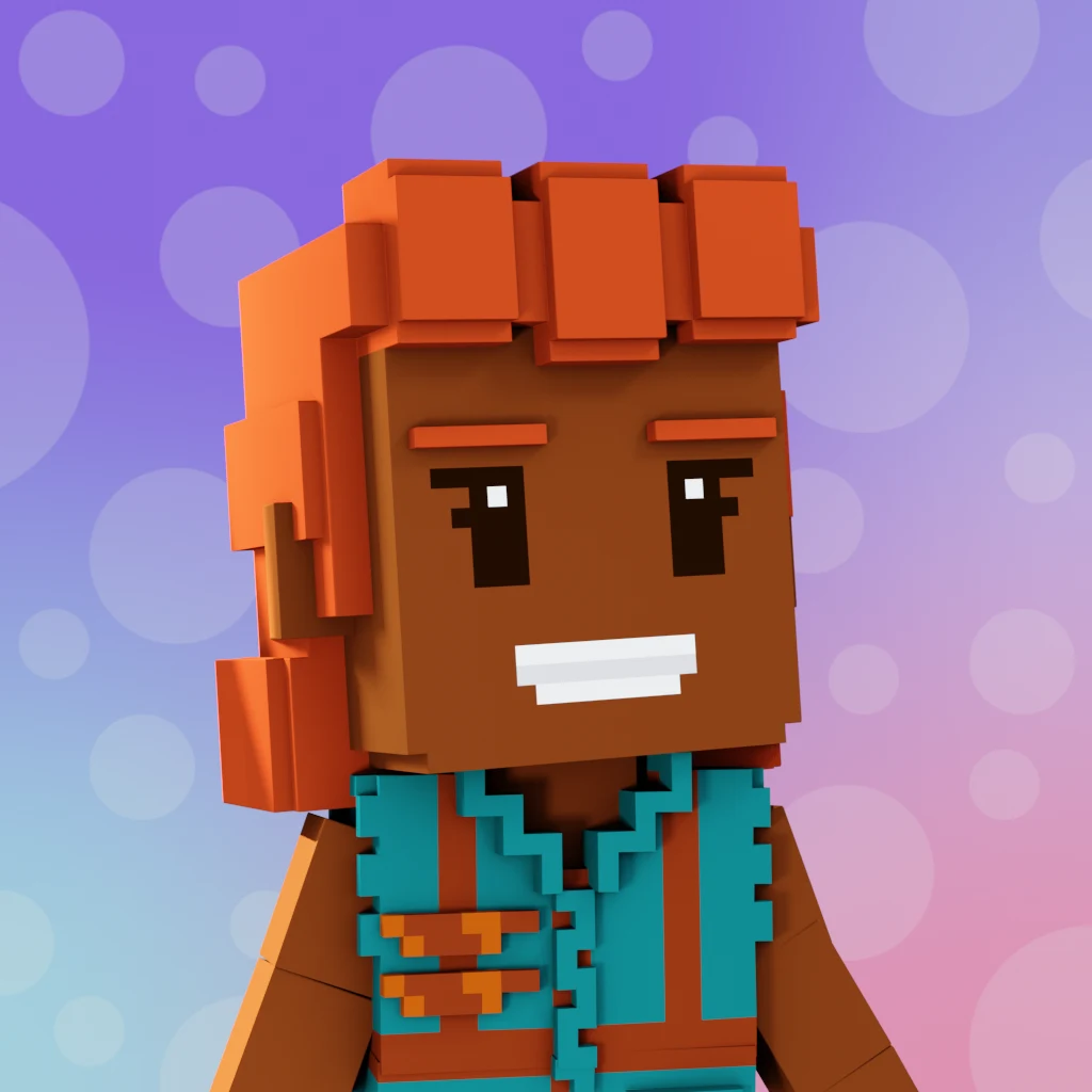 Pirate #9339 voxel render