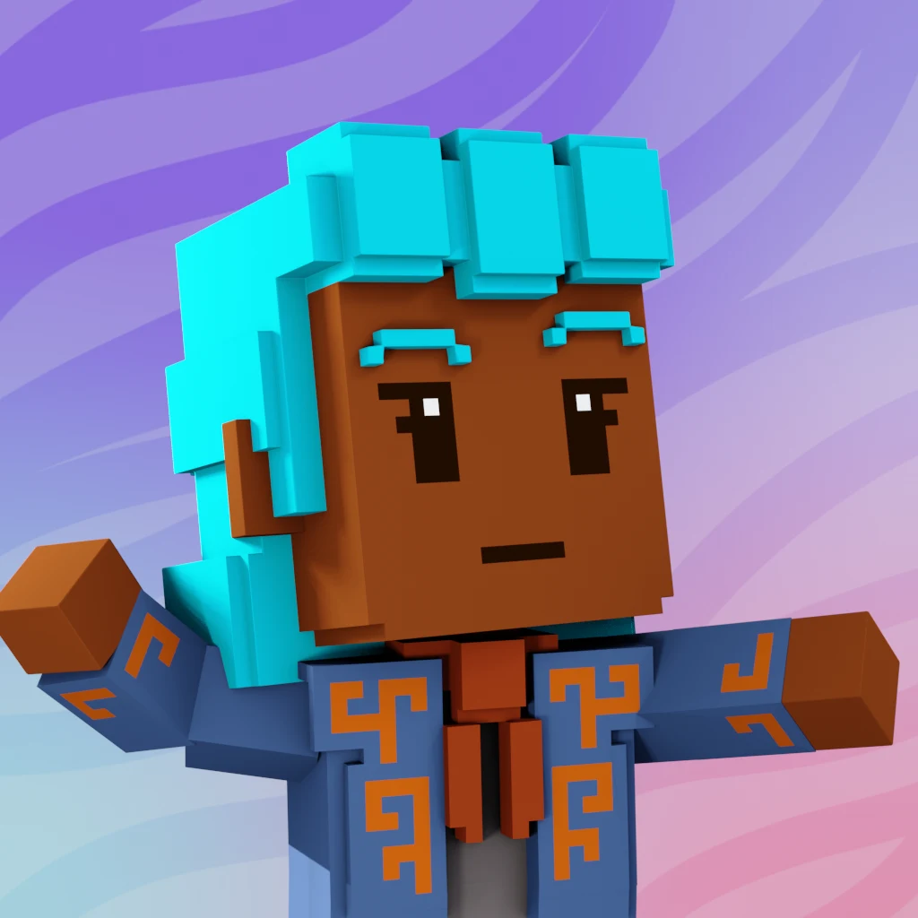 Pirate #934 voxel render