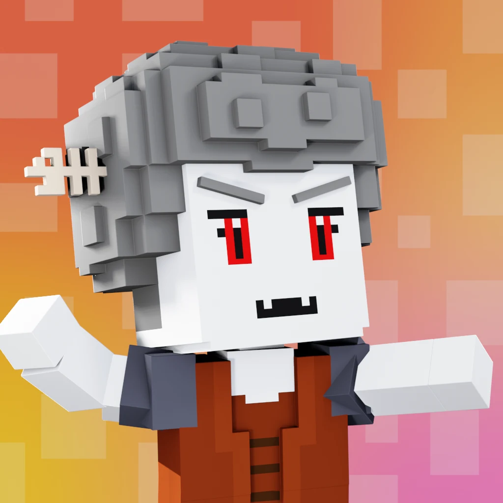 Pirate #9340 voxel render