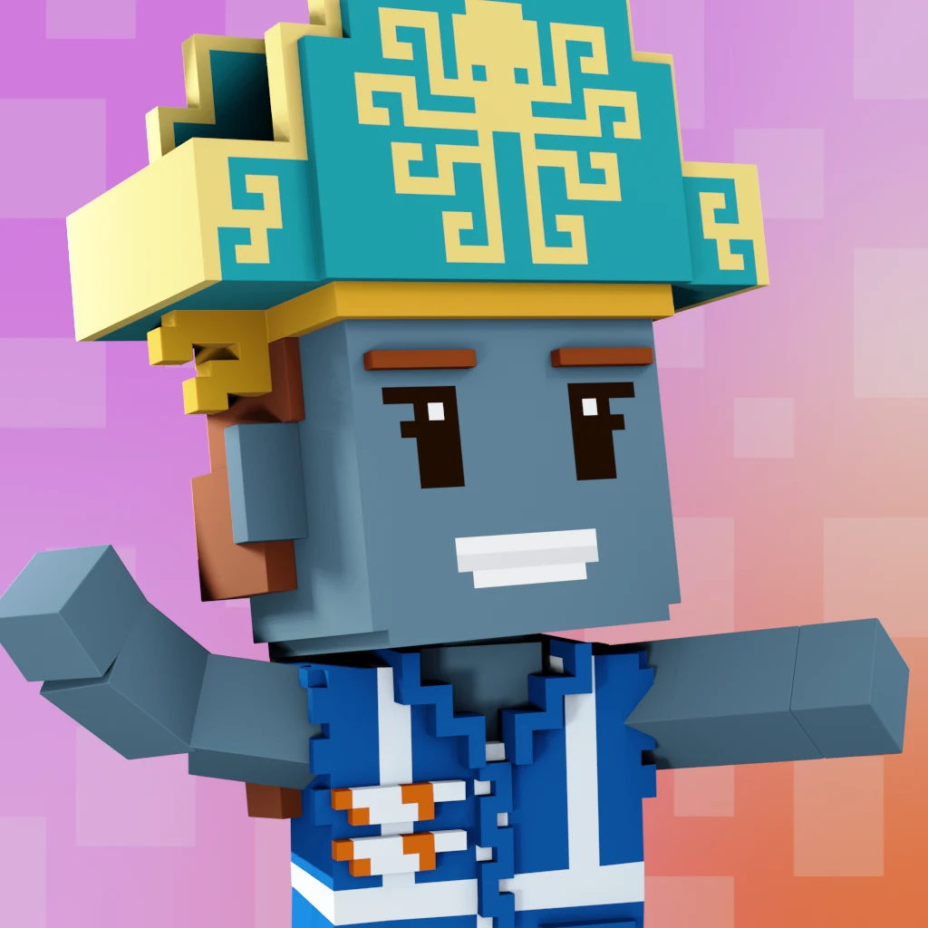 Pirate #9341 voxel render