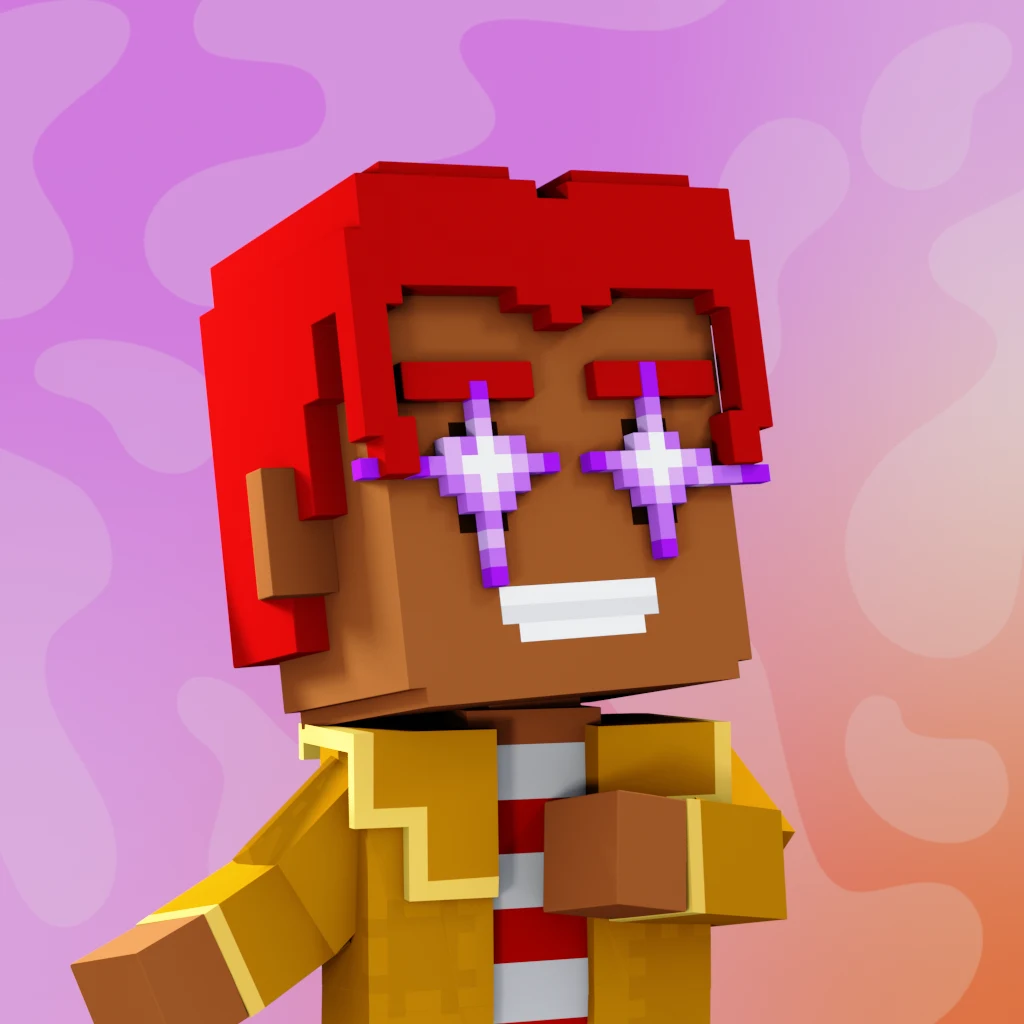 Pirate #9344 voxel render