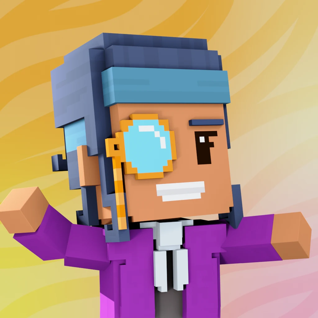 Pirate #9346 voxel render