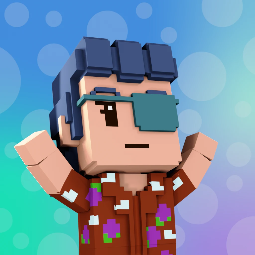 Pirate #935 voxel render