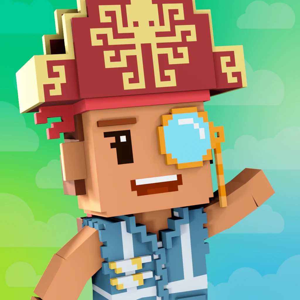 Pirate #9350 voxel render