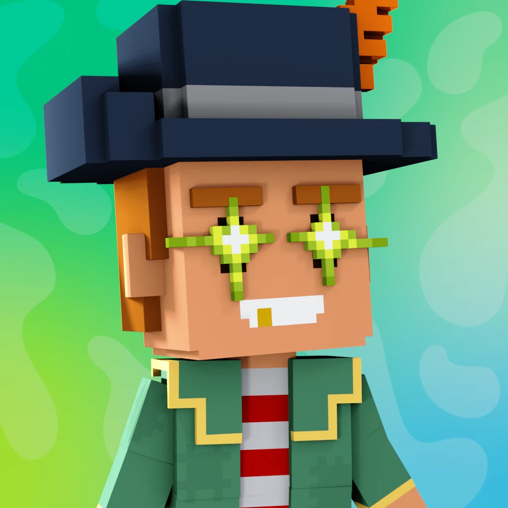 Pirate #9352 voxel render