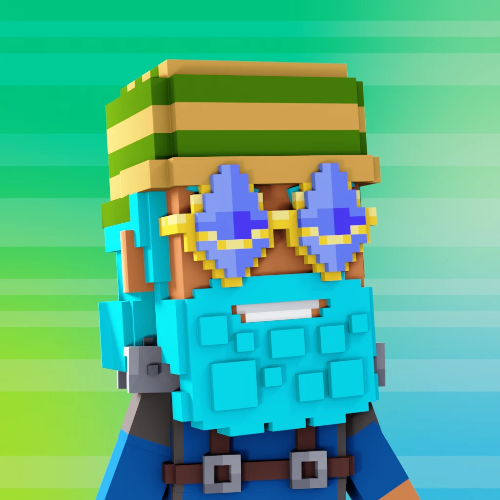 Pirate #9353 voxel render