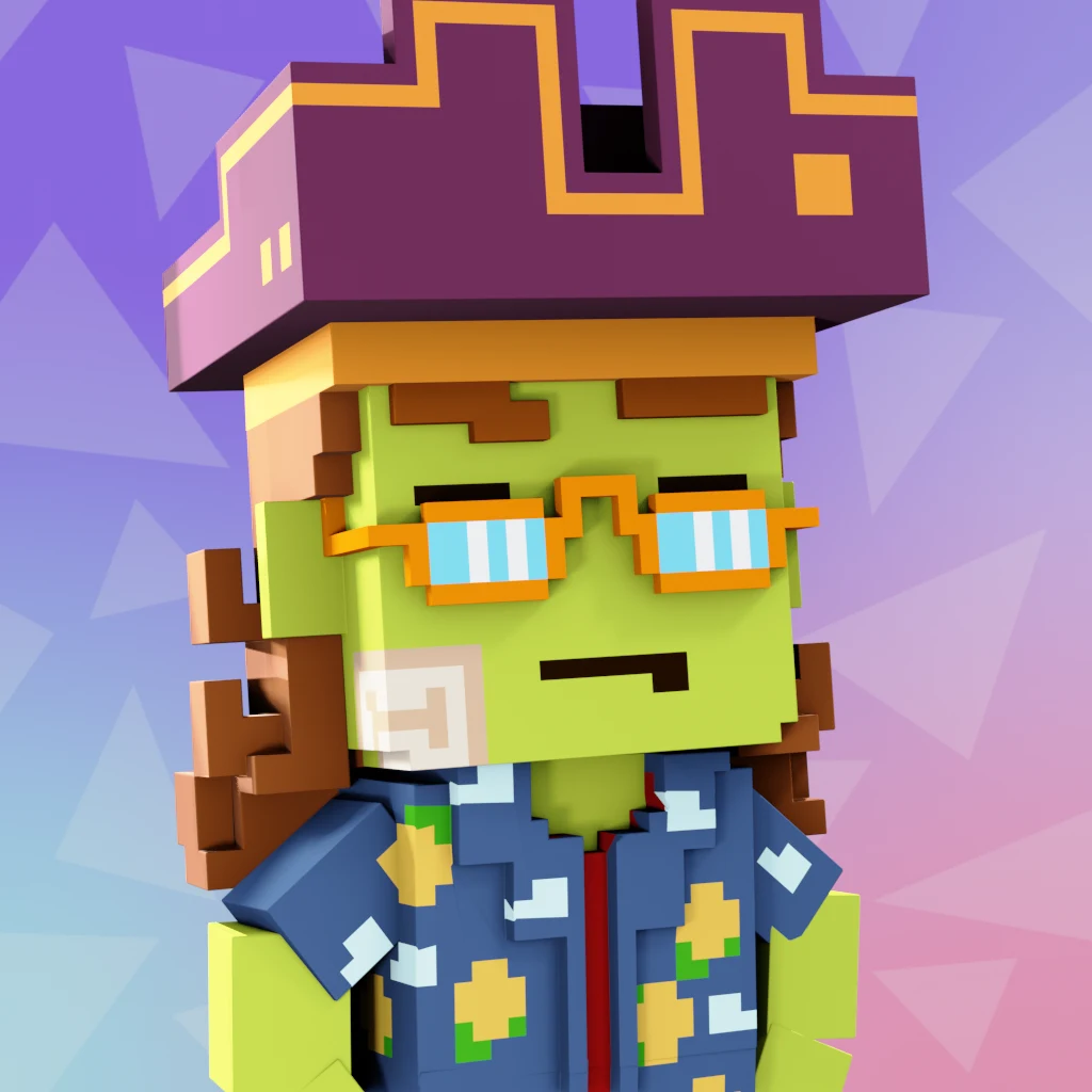 Pirate #9356 voxel render