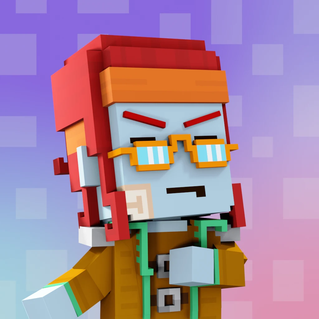 Pirate #936 voxel render
