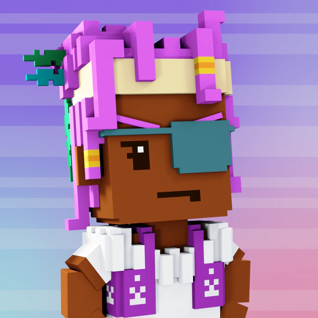 Pirate #9360 voxel render
