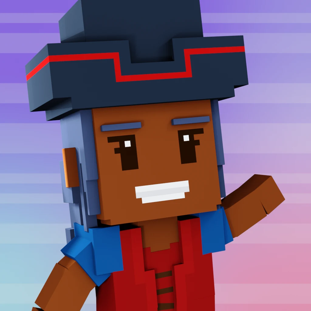 Pirate #9361 voxel render