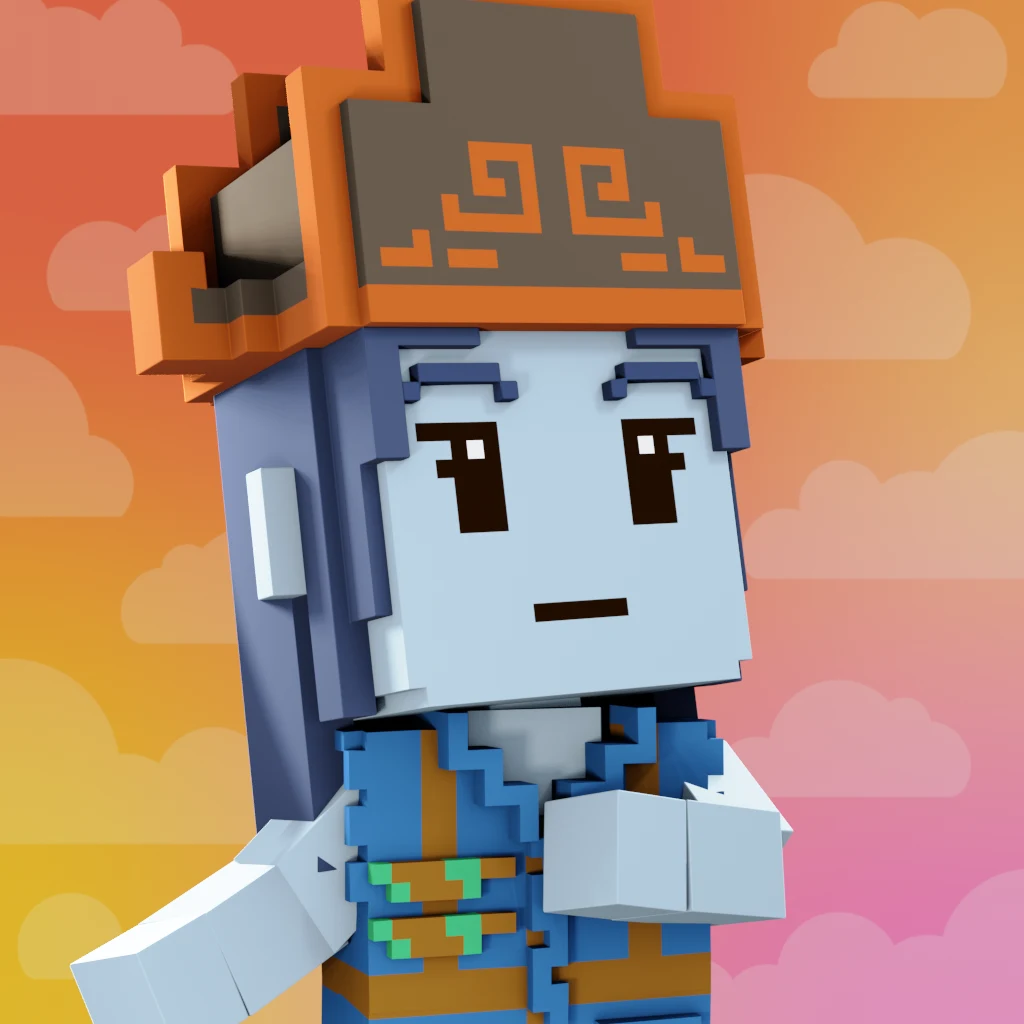 Pirate #9365 voxel render
