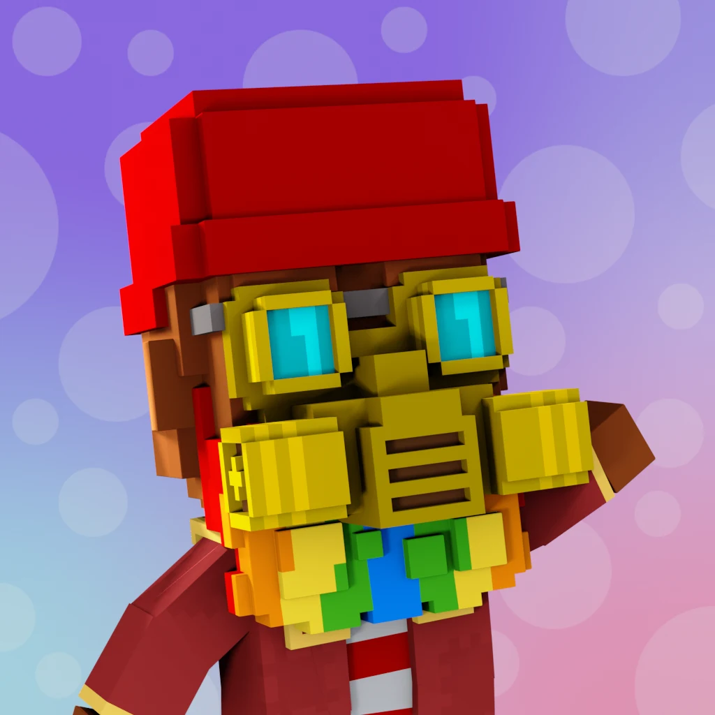 Pirate #9368 voxel render