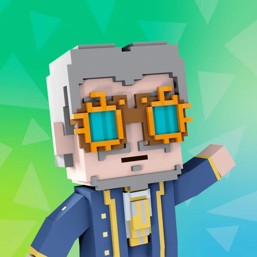 Pirate #9369 voxel render