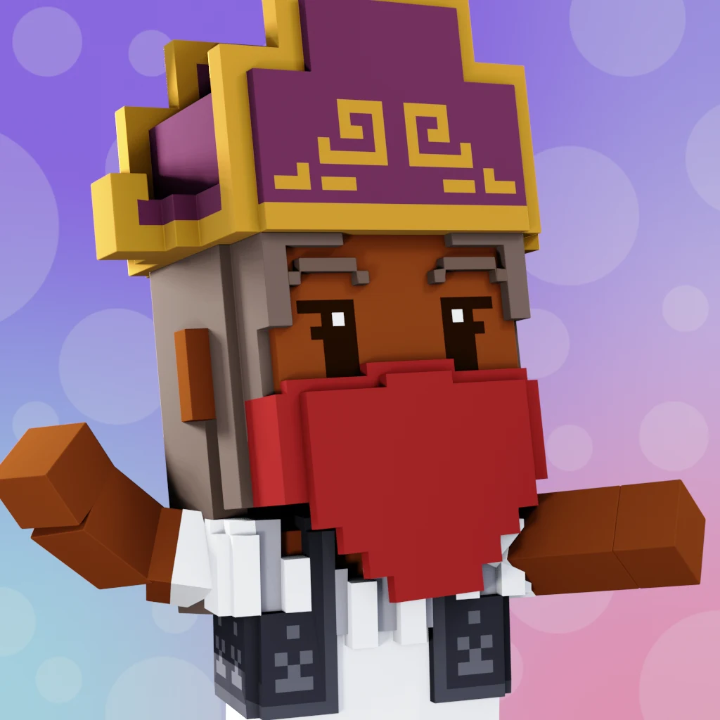 Pirate #9371 voxel render