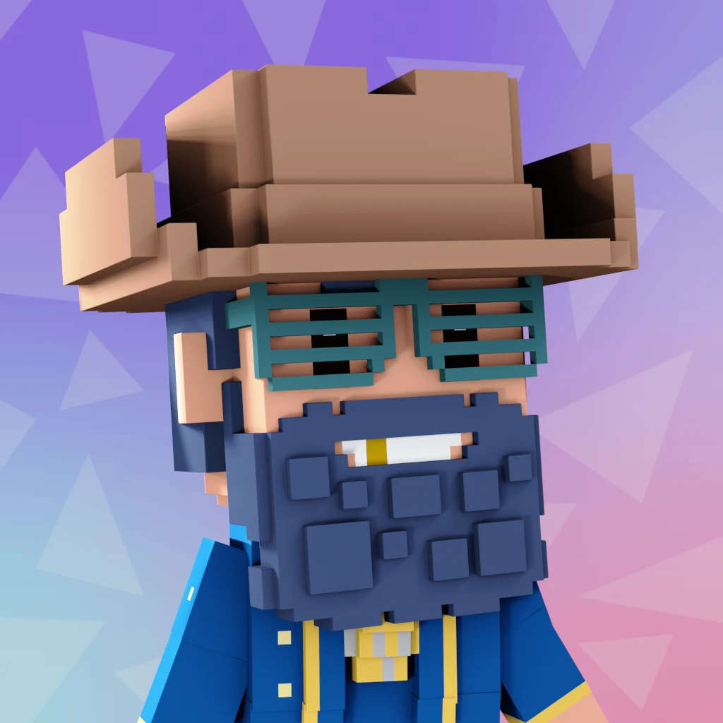 Pirate #9373 voxel render