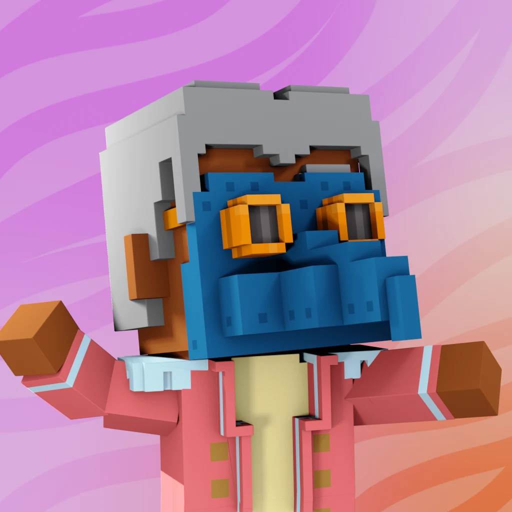 Pirate #9375 voxel render