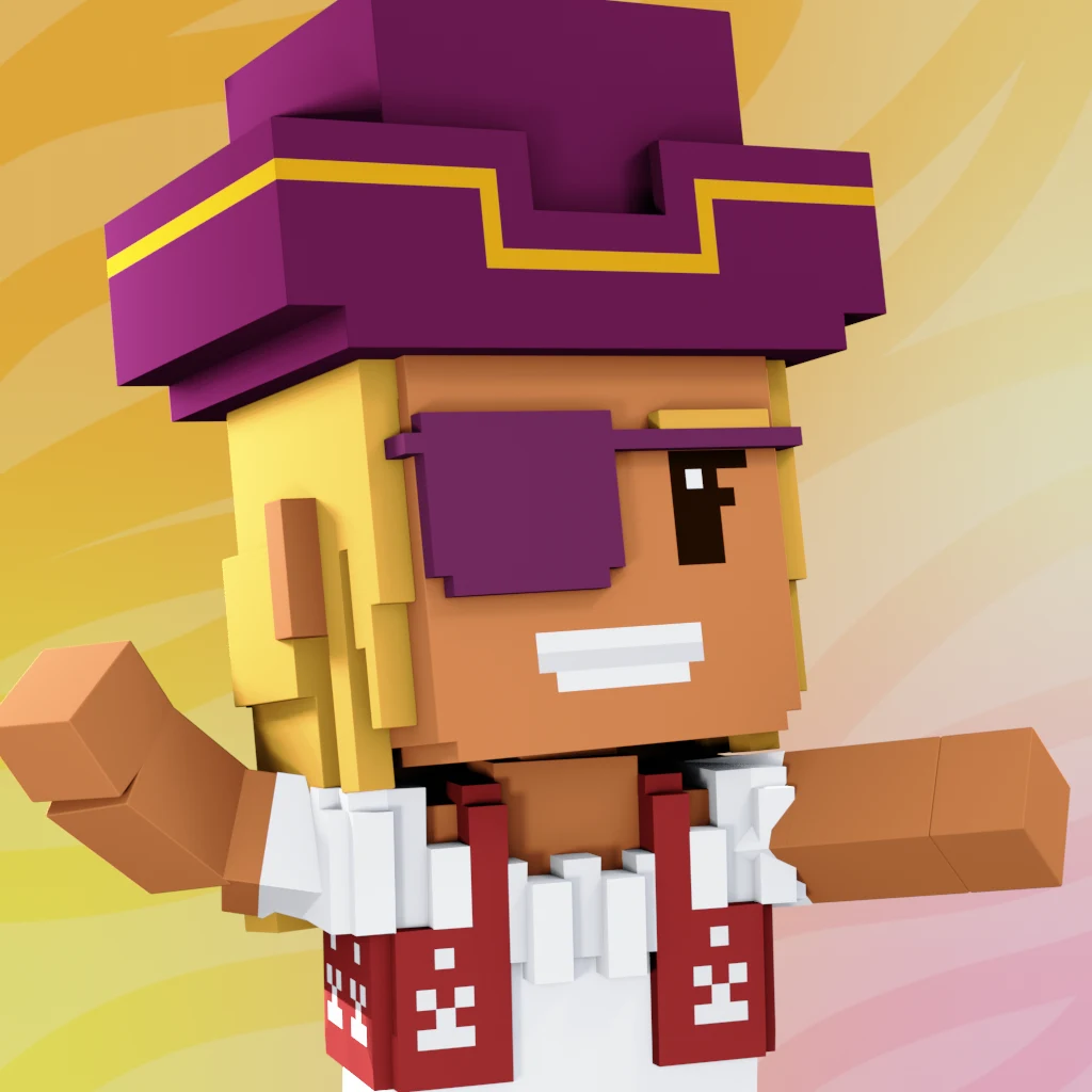 Pirate #938 voxel render