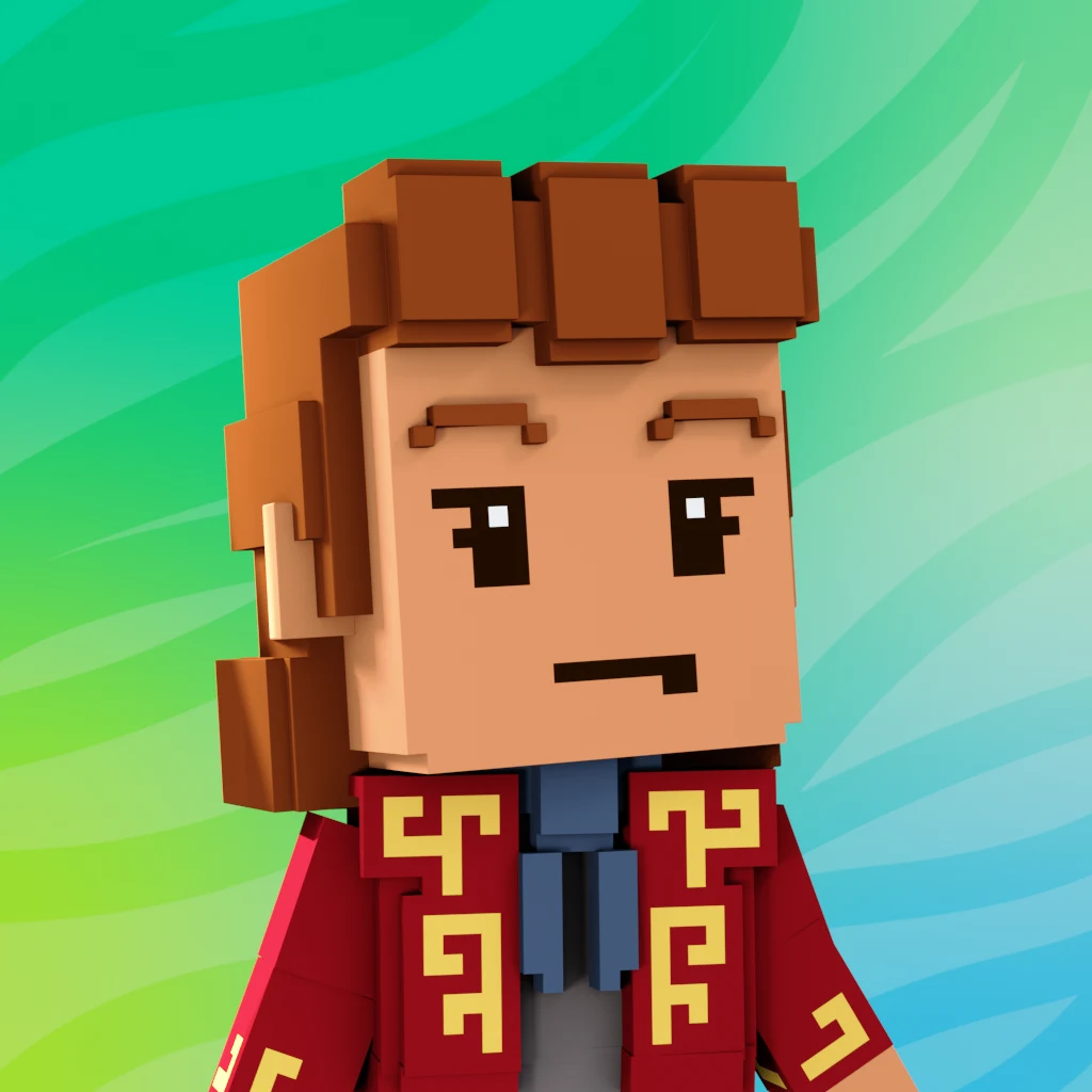 Pirate #9380 voxel render