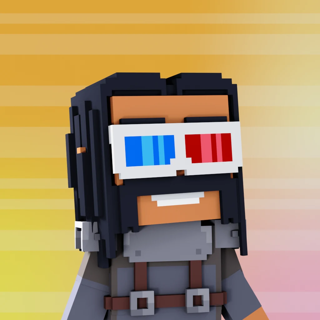 Pirate #9387 voxel render