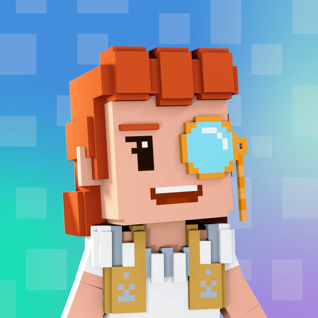 Pirate #9388 voxel render