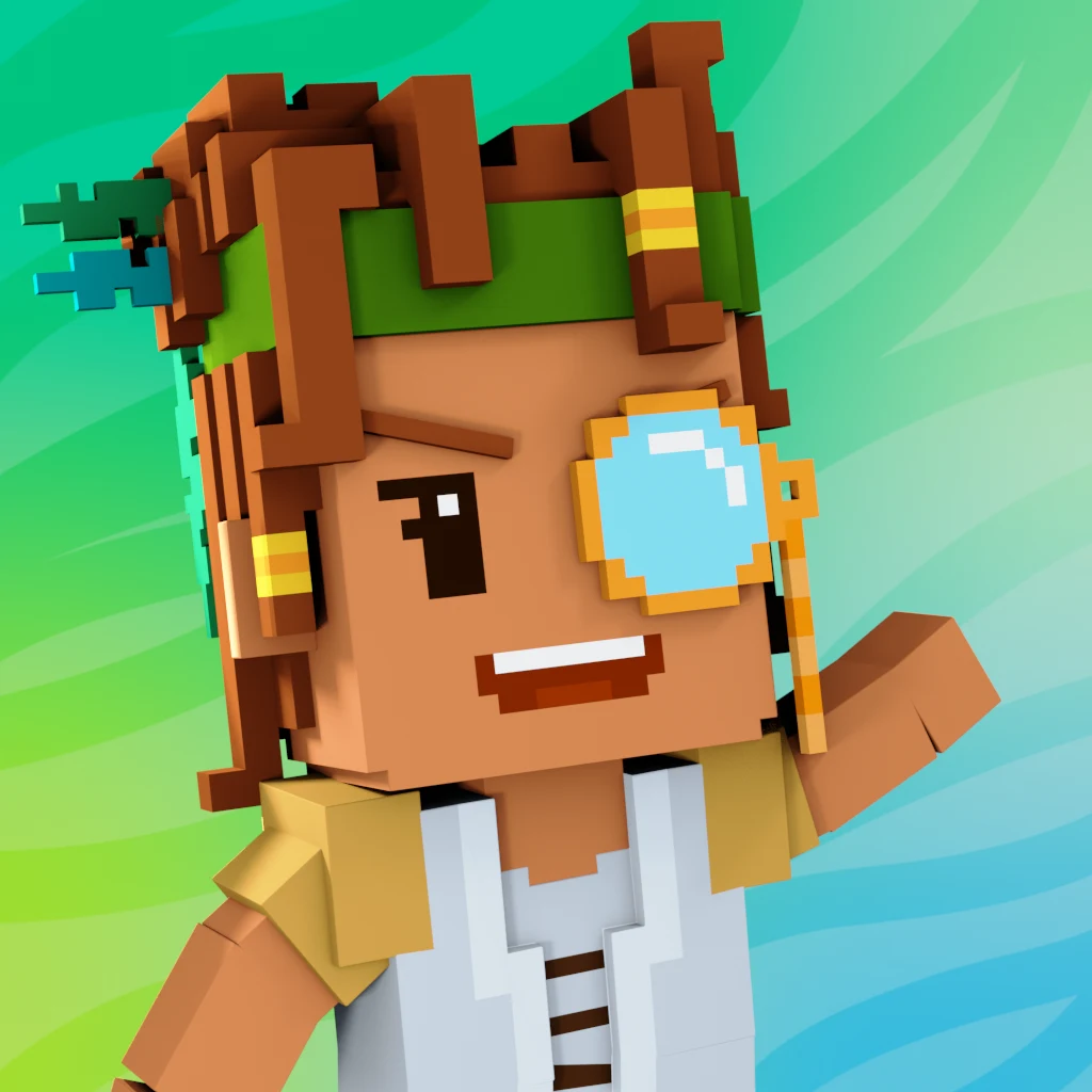 Pirate #9389 voxel render
