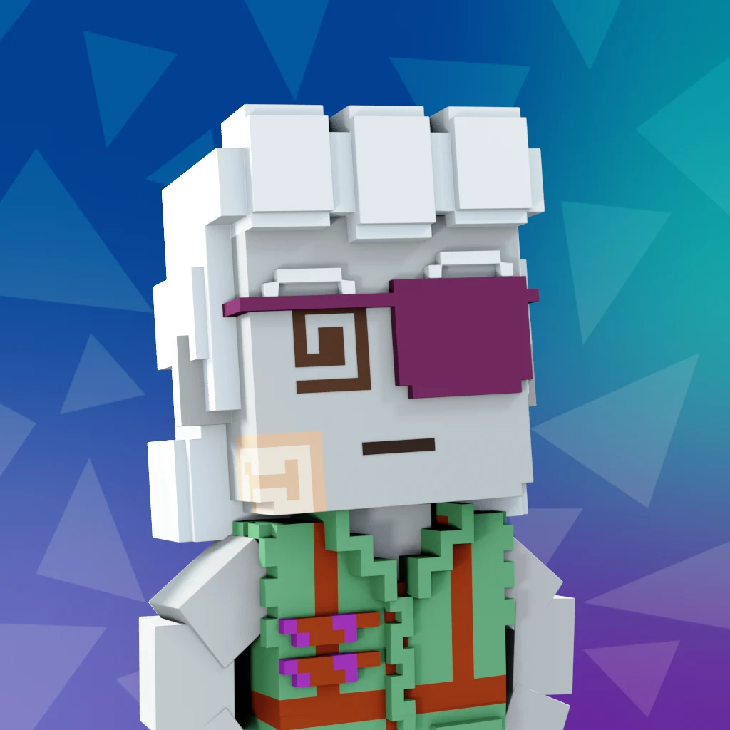 Pirate #9391 voxel render
