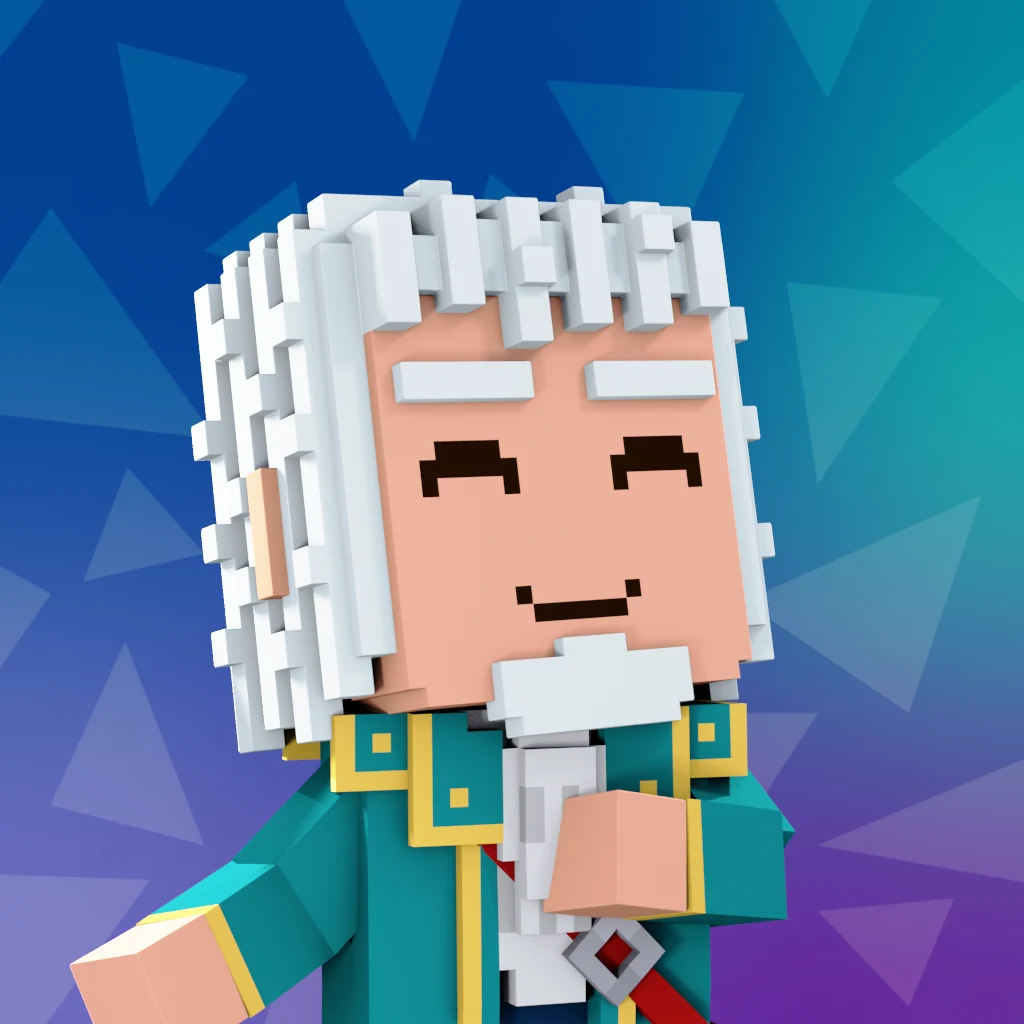 Pirate #9392 voxel render