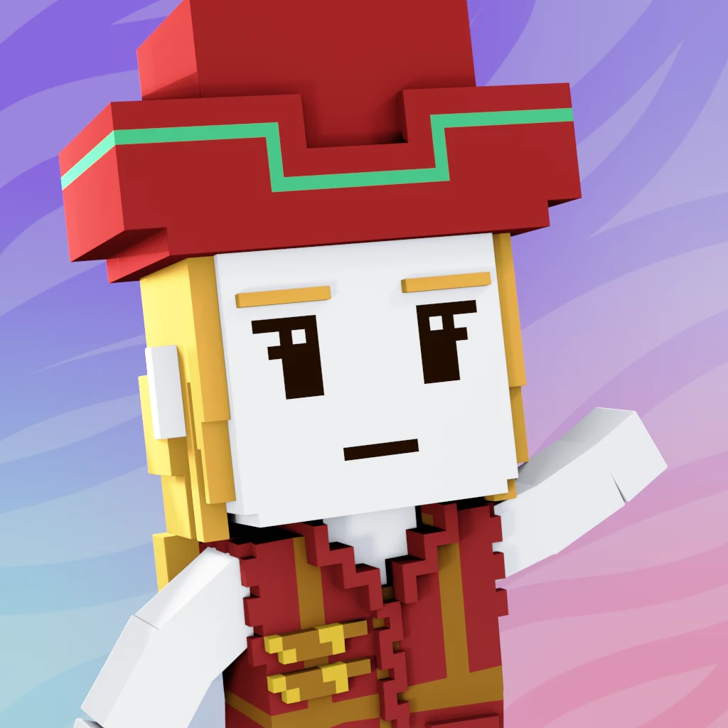 Pirate #9393 voxel render