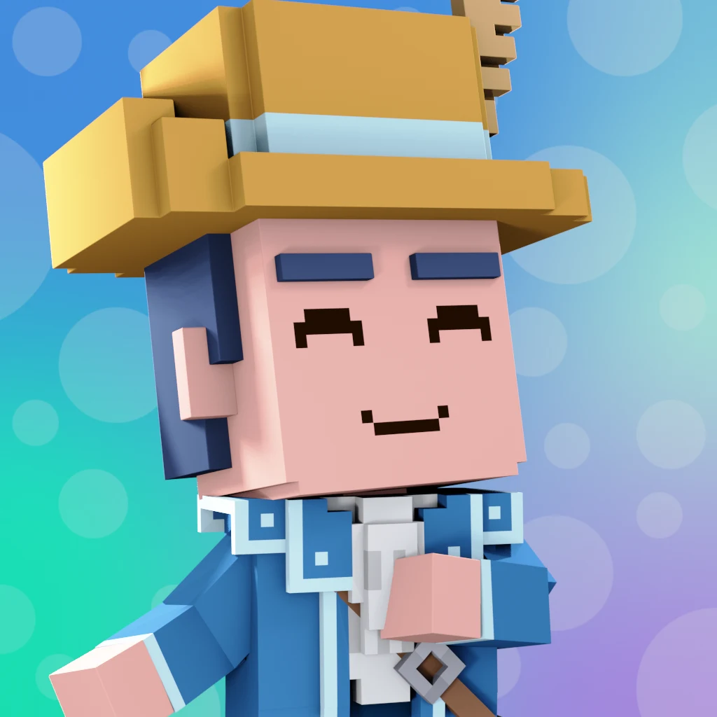 Pirate #9394 voxel render