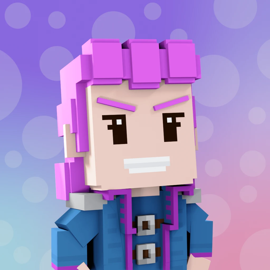 Pirate #9395 voxel render