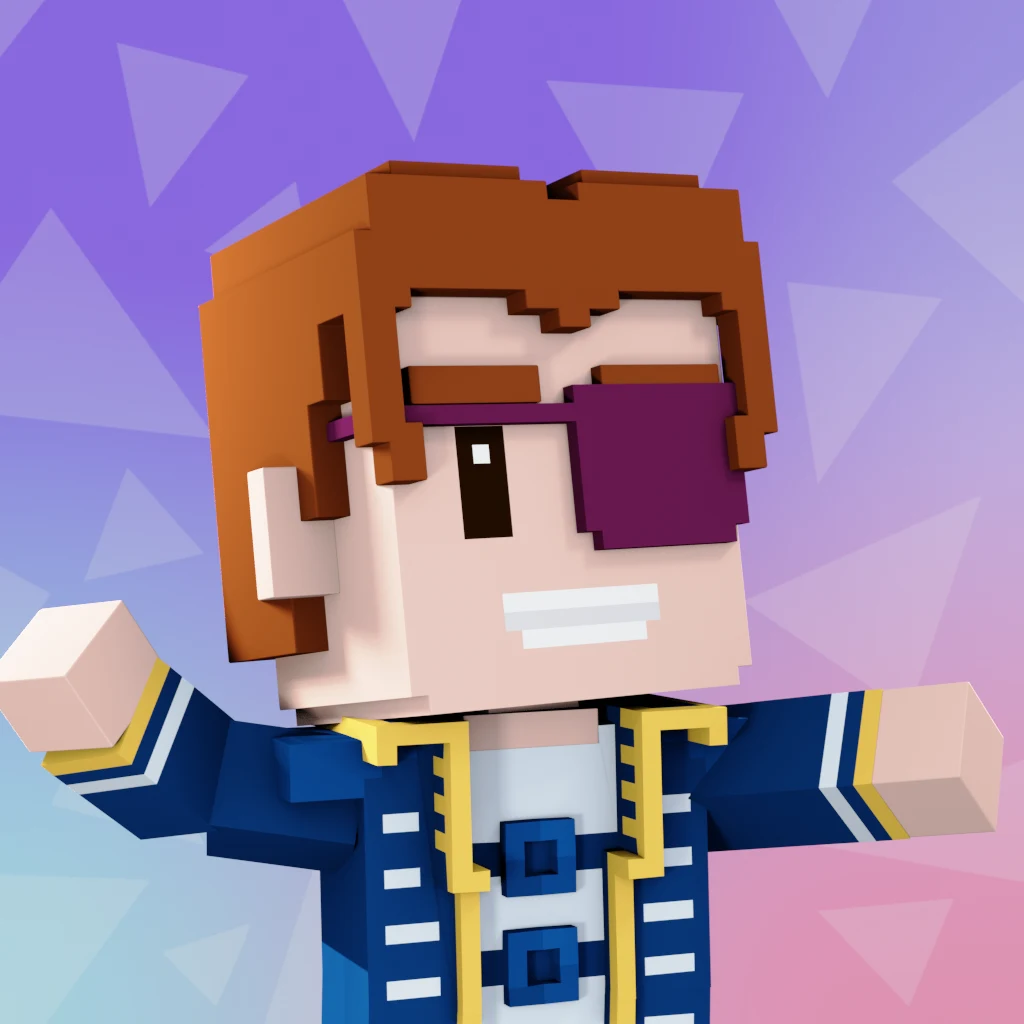 Pirate #94 voxel render