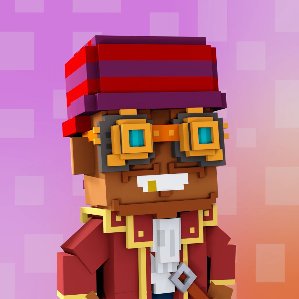 Pirate #9401 voxel render