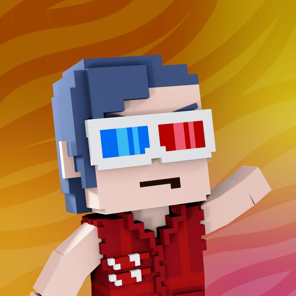 Pirate #9402 voxel render