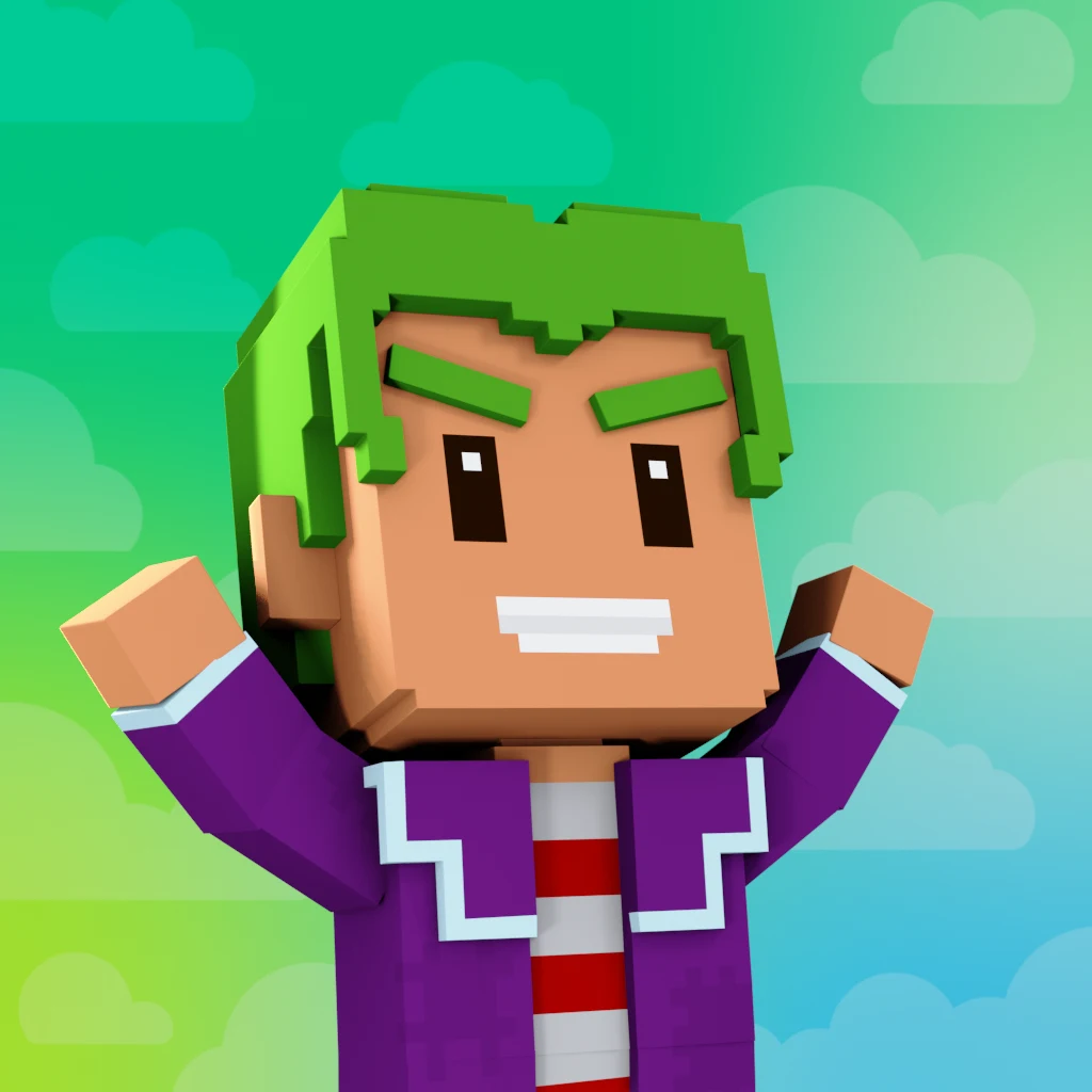 Pirate #9403 voxel render
